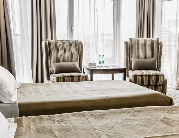 Superior Twin 2-местный вид на море - Курортный комплекс «Аквамарин»